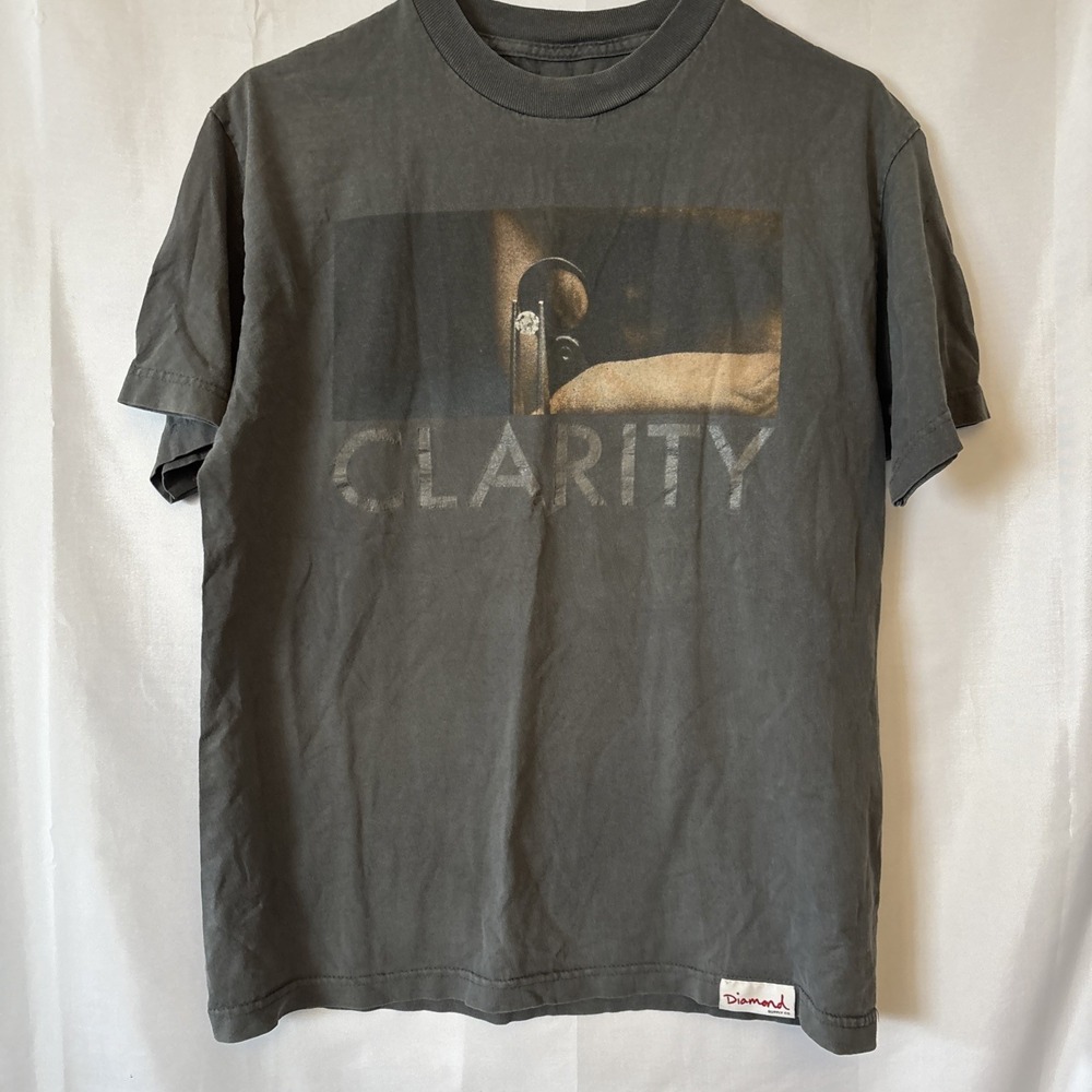 Diamond Supply Co‎ Clarity Skate Streetwear T Shirt Mens Medium Gray